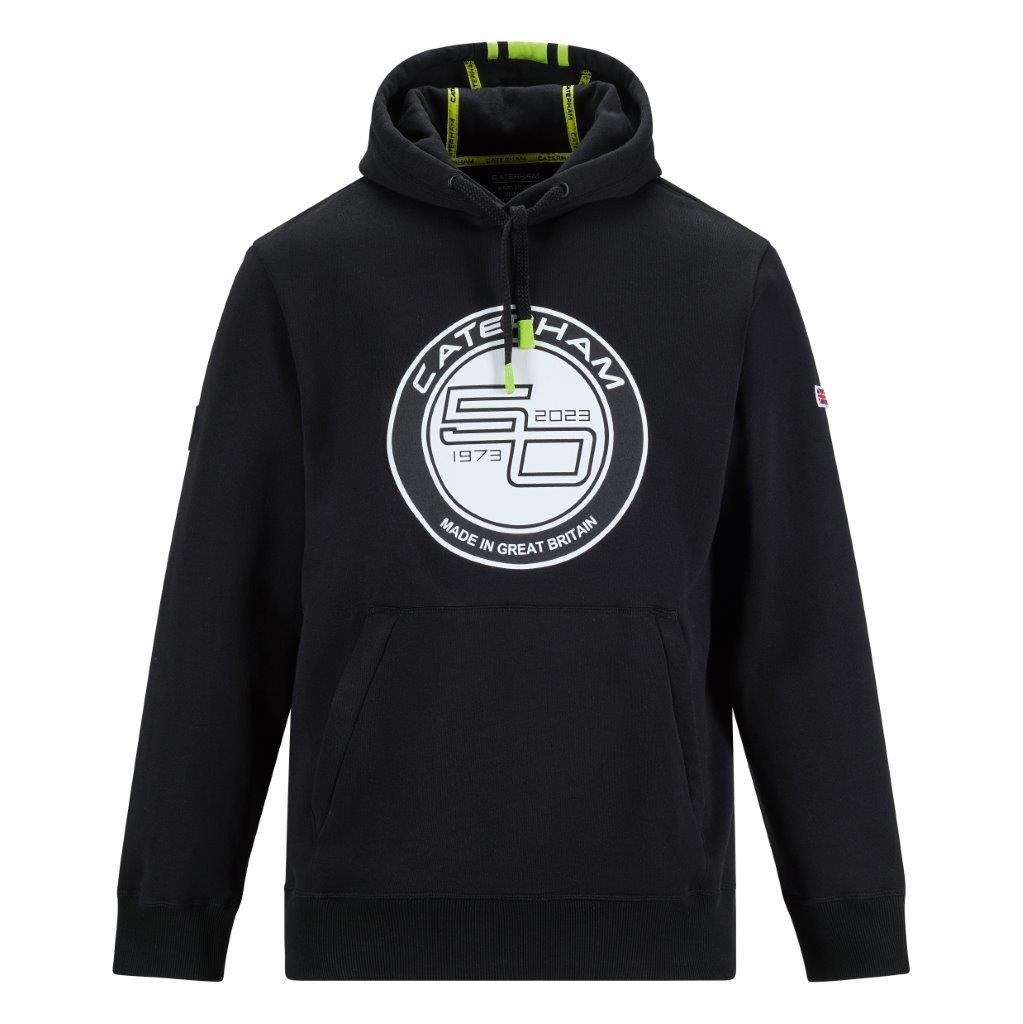 50th Graphic Heavy Weight Hoodie | Caterham Merchandise